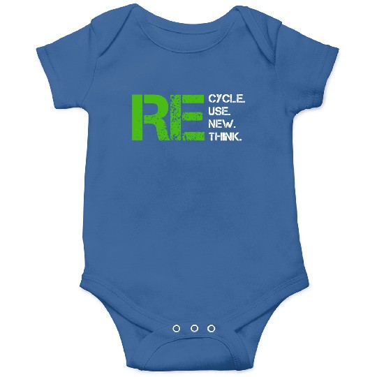 Reduce Reuse Recycle Rethink World Environment Day Onesies