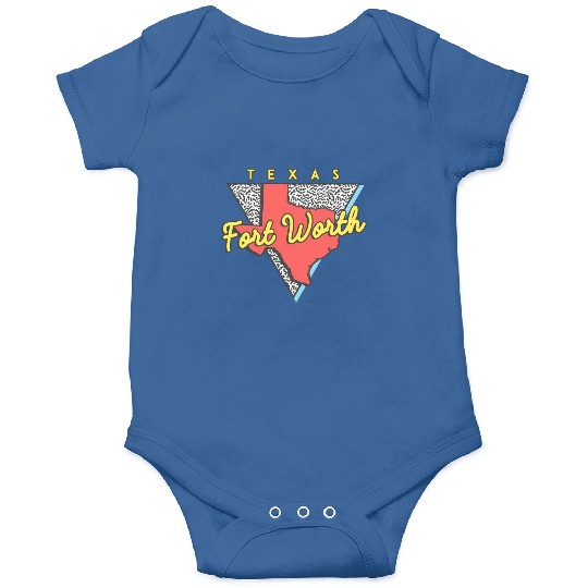 Fort Worth Texas Triangle Tx City Onesies