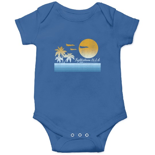 Top Gun Fightertown Usa Sunset Onesies