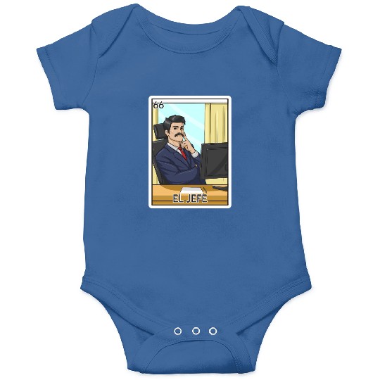 El Jefe The Boss Card Mecan Lottery The Chief Onesies
