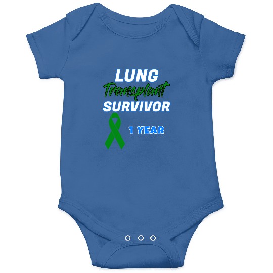 Lung Transplant First Anniversary One Year Onesies