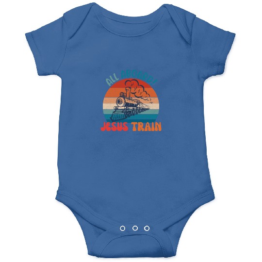 All Aboard! Je-sus Train Onesies
