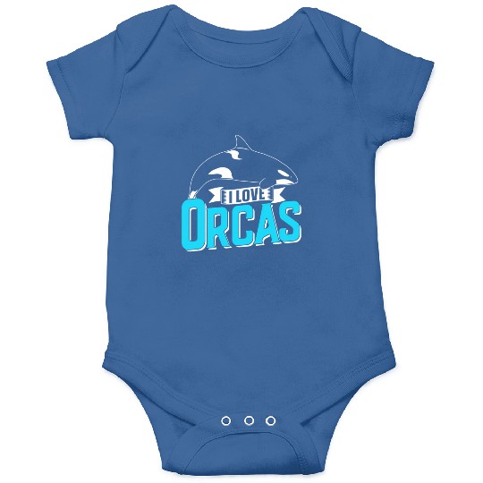 I Love Orcas Orca Whale Sea Onesies