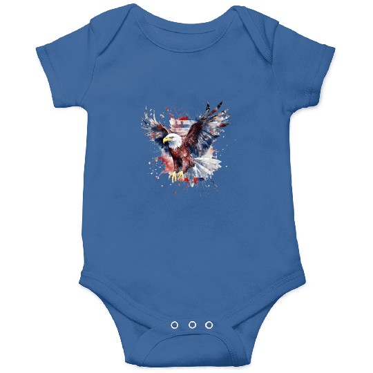 Eagle 4Th July Independent Day Onesies