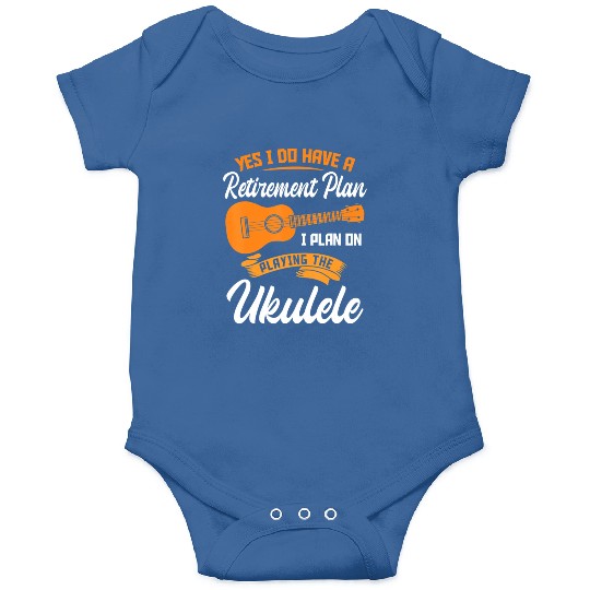Funny Retirement Ukulele Player Guitar Onesies