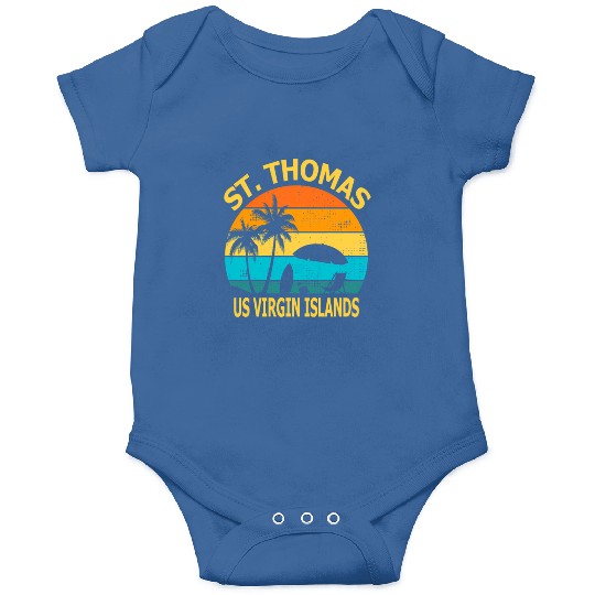 Travel St Thomas Us Virgin Islands Vacation Souven Onesies