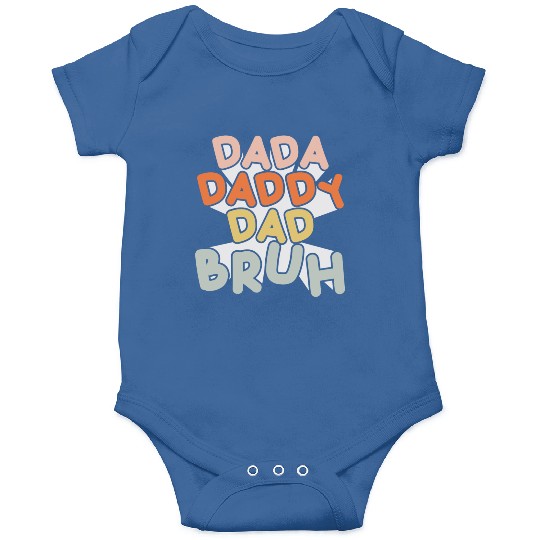 Dada Daddy Dad Bruh Funny Dad Onesies