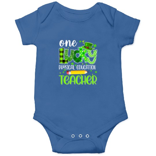 One Lucky Physical Education Teacher Pencil St Onesies