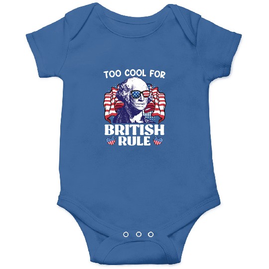 Too cool for British rule George Washington Onesies