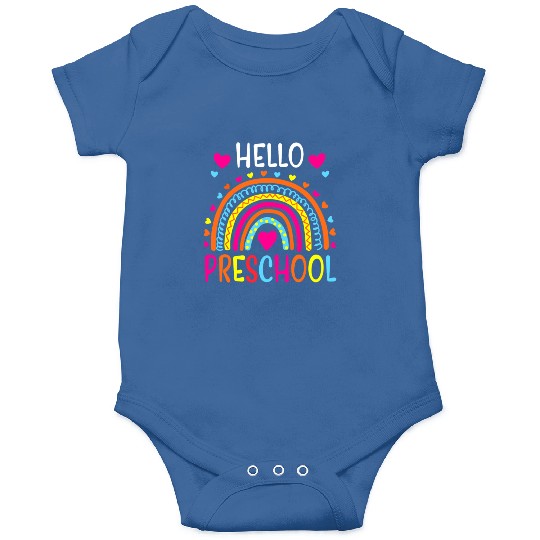 Hello Preschool Back To School Pre-K Teacher Onesies