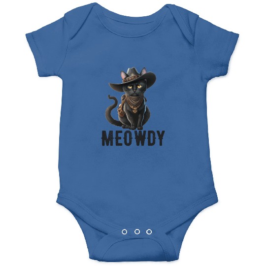 Meowdy Cat Cory Music Kitten Cowboy Onesies