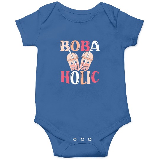 Bobaholic Bubble Tea Lover Boba Tea Drinker Korean Onesies