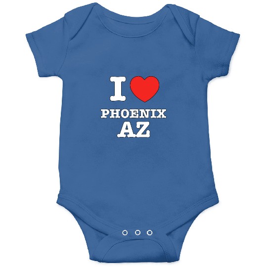 I Heart Phoenix Arizonna Love Onesies