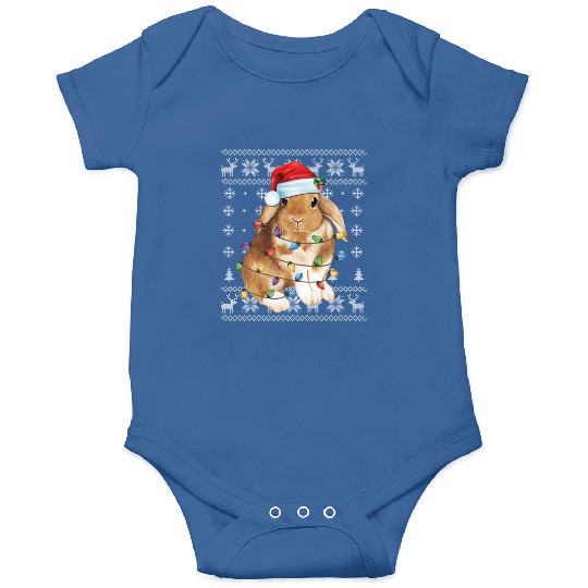 Bunny Rabbit Ugly Tree Decor Onesies