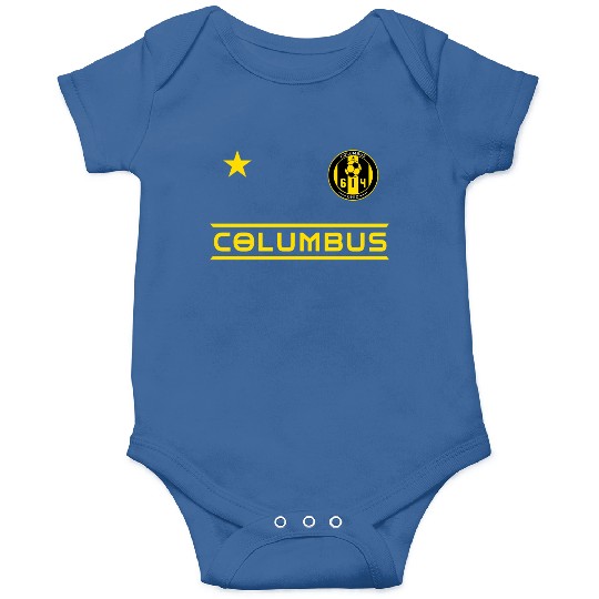 Columbus Ohio 614 Starer Onesies