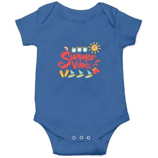 Summer Vibes - Boats | Slippers | Sun Glasses Onesies