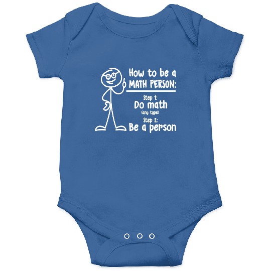 How To Be A Math Person Math Teacher Onesies
