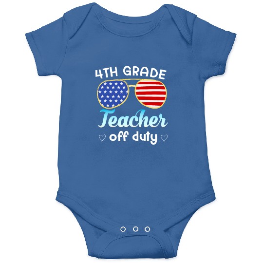 4th grade teacher off duty Onesies