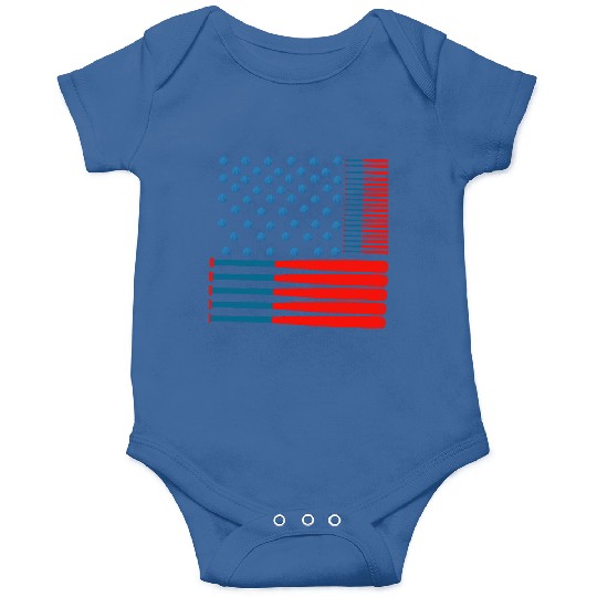 Baseball Stars & Stripes: A Patriotic Swing Onesies