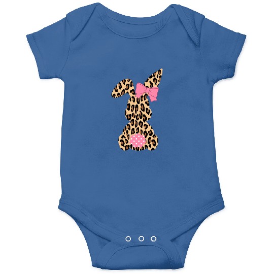 Easter Leopard Plaid Buffalo Rabbit Easter Day Onesies