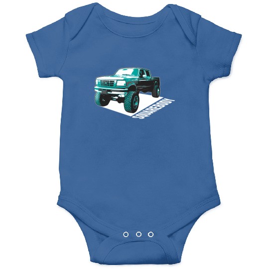 Squarebody Old School Body Car Truck Onesies