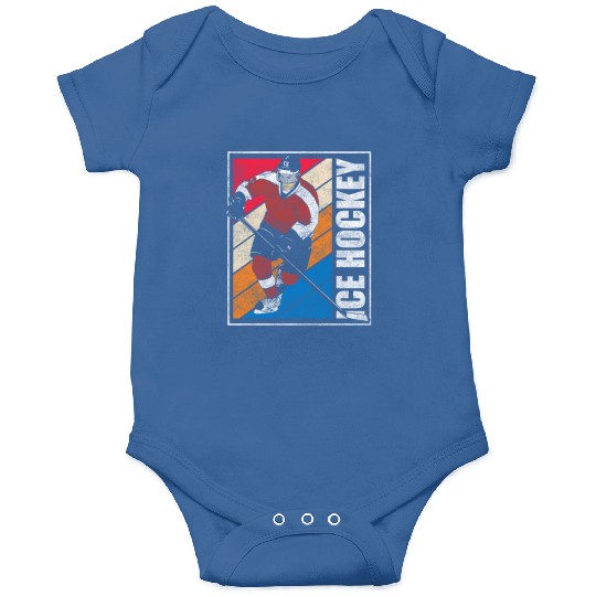 Hockey Ice Hockey Mask Training Team Onesies