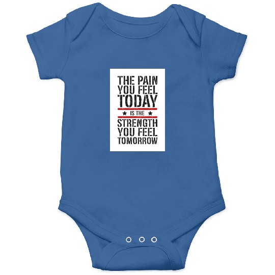 Strength You Feel Tomorrow Funny Gym Workout Train Onesies