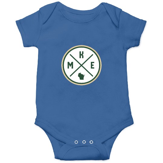Milwaukee Circle Patch Green Onesies