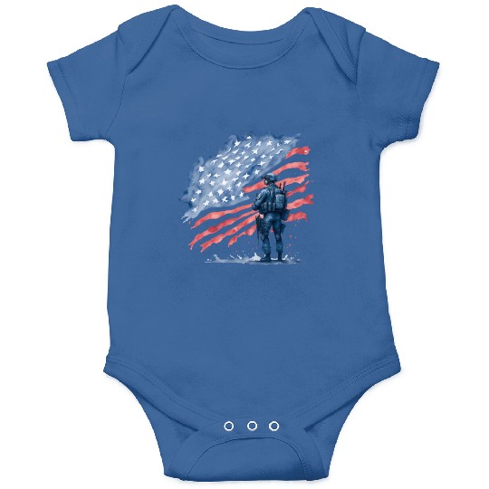 Stars And Stripes Onesies