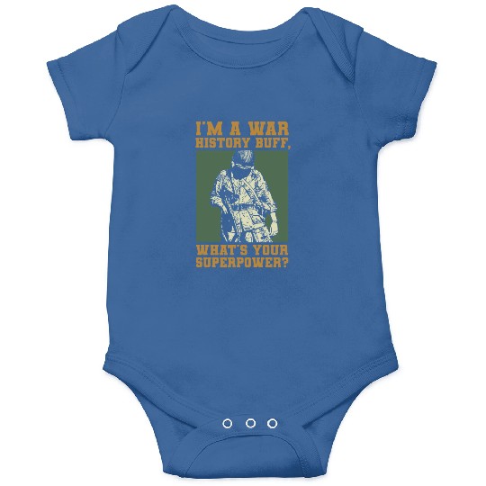 War History Buff - WW2 Enthusiast Onesies