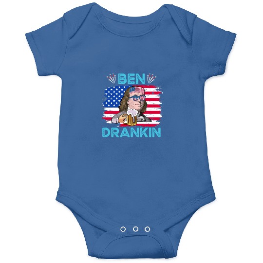 Ben Drankin US President Independence Day Onesies