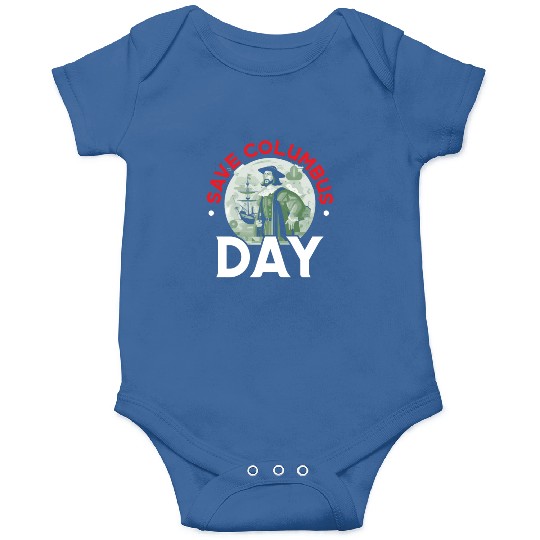 Christopher Columbus Italian American Columbus Day Onesies