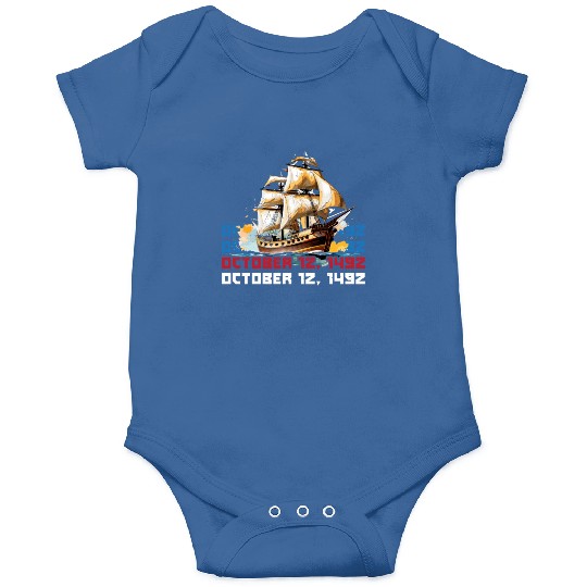 Christopher Columbus Italian American Columbus Day Onesies