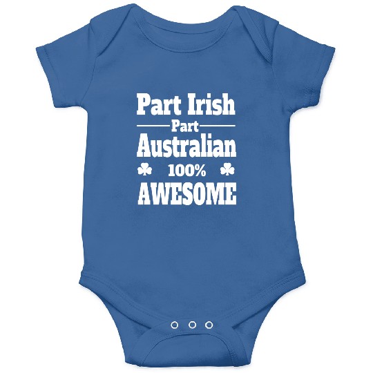 funny Irish St Patricks Onesies part Irish part