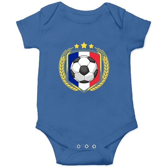 France Flag Soccer Onesies
