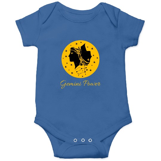 Gemini Power Zodiac Sign Onesies