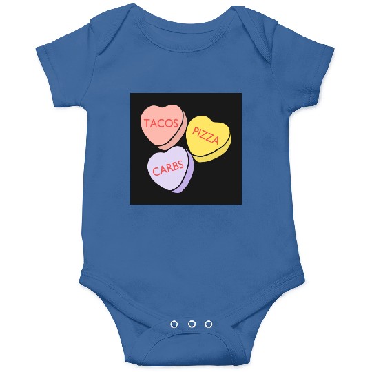 FRONTARTFunny Conversation Hearts Candy Onesies