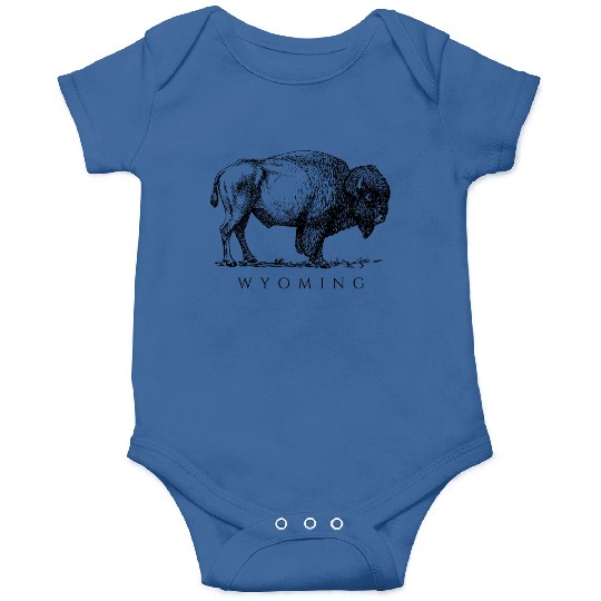 Wyoming With A Buffalo Onesies