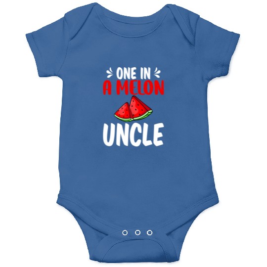 One In A Melon Uncle Watermelon Family Onesies