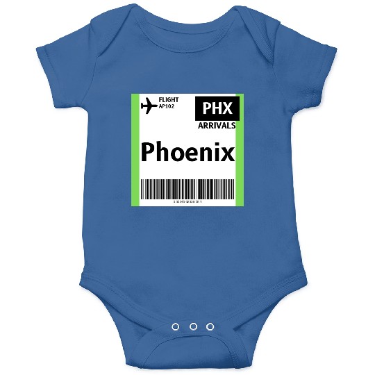 airplane ticket phoenix Onesies