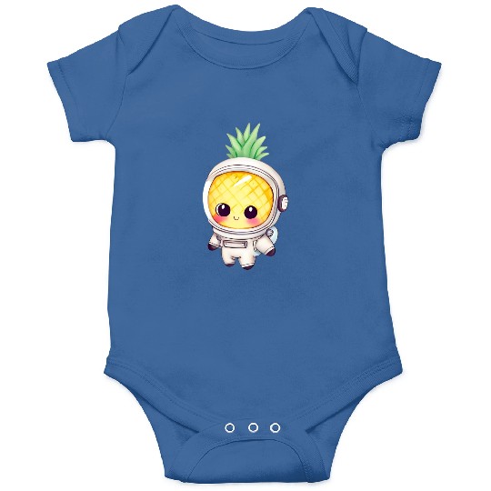 Kawaii astronauts pineapple Onesies