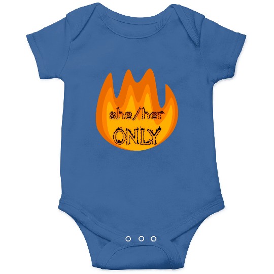 on fire: she/her only Onesies