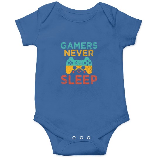 Gamers Never Sleep Console Game Video Game Gaming Onesies
