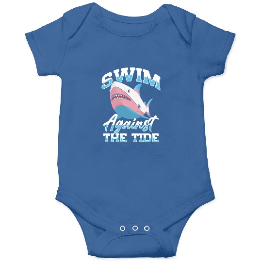 Shark Lover Transgender Pride Flag Trans LGBT Onesies