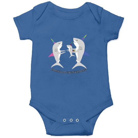 Shark Unicorn Embrace Differences Onesies