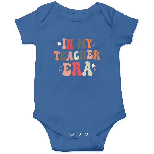 In my Teacher Era Funny Groovy Back to school Gift Onesies
