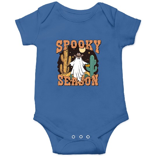 Spooky Season Western Ghost Halloween Onesies