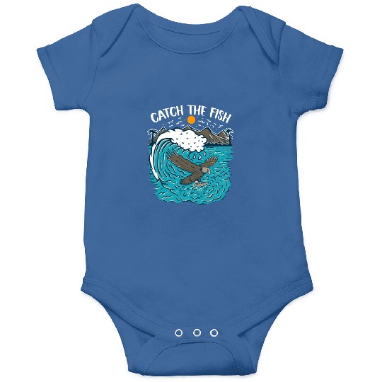 CACTH THE FISH Onesies