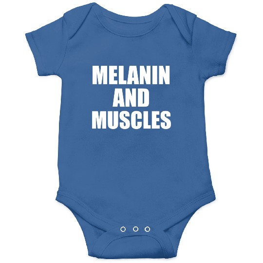 Melanin And Muscles Black Is Beautiful Workout Gym Onesies