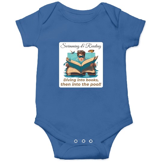 Bookish Splash Swimmer Book Lover Onesies
